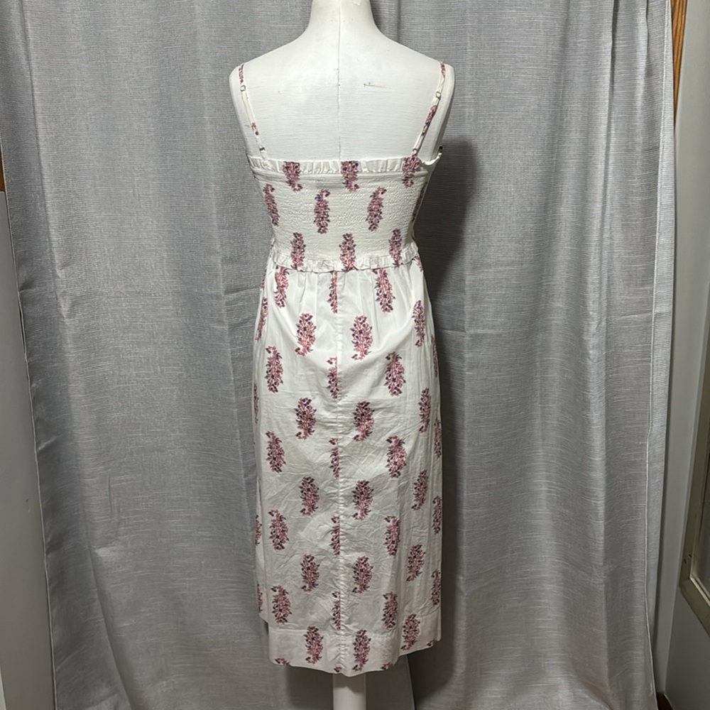 RE-IMAGINED by J Crew Sun Dress-Cotton-Sz XXS-White/Red/Blue-Maxi-EUC - Picture 15 of 16